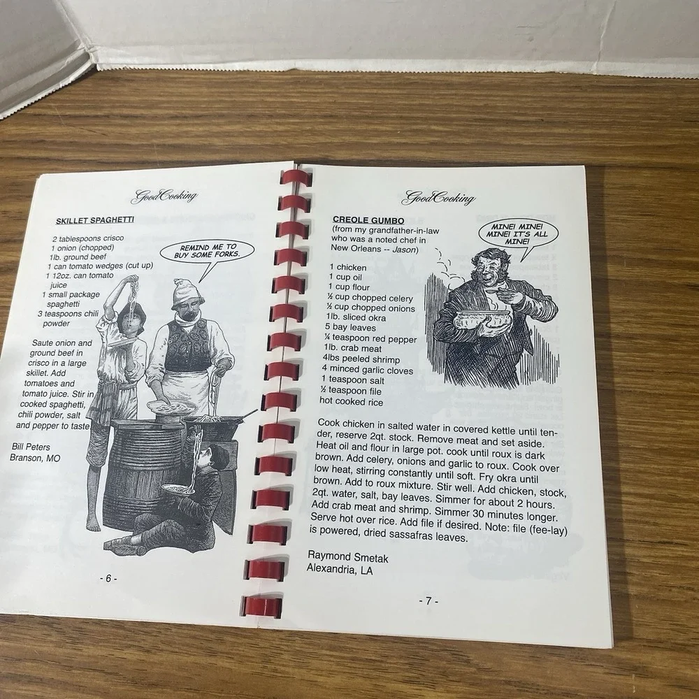 VTG Good Cooking 101 On The Road Recipes Cookbook Jason Couch Nuri Press Comb